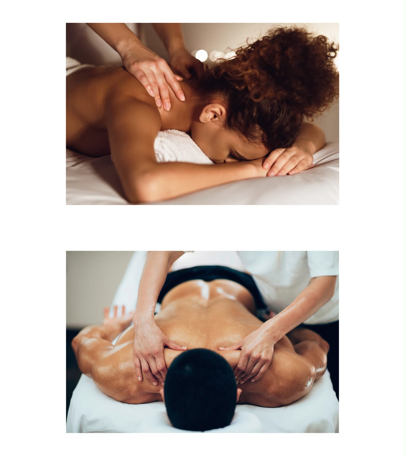 Recovery massage session